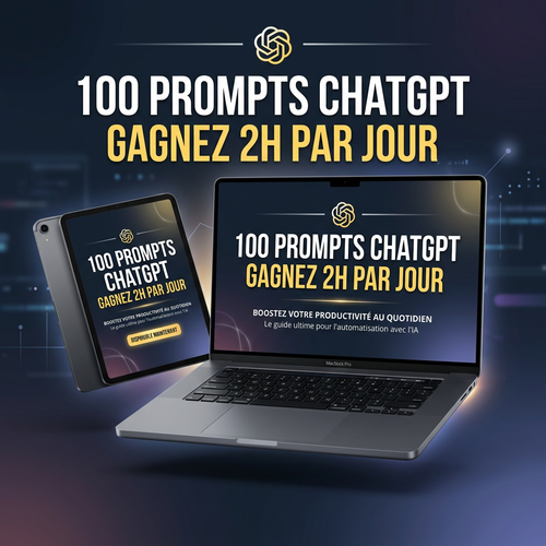 Couverture 100 Prompts ChatGPT